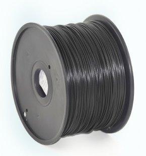 PLA plastic filament pre 3D tlač, priemer 1,75mm, farba čierna, Gembird