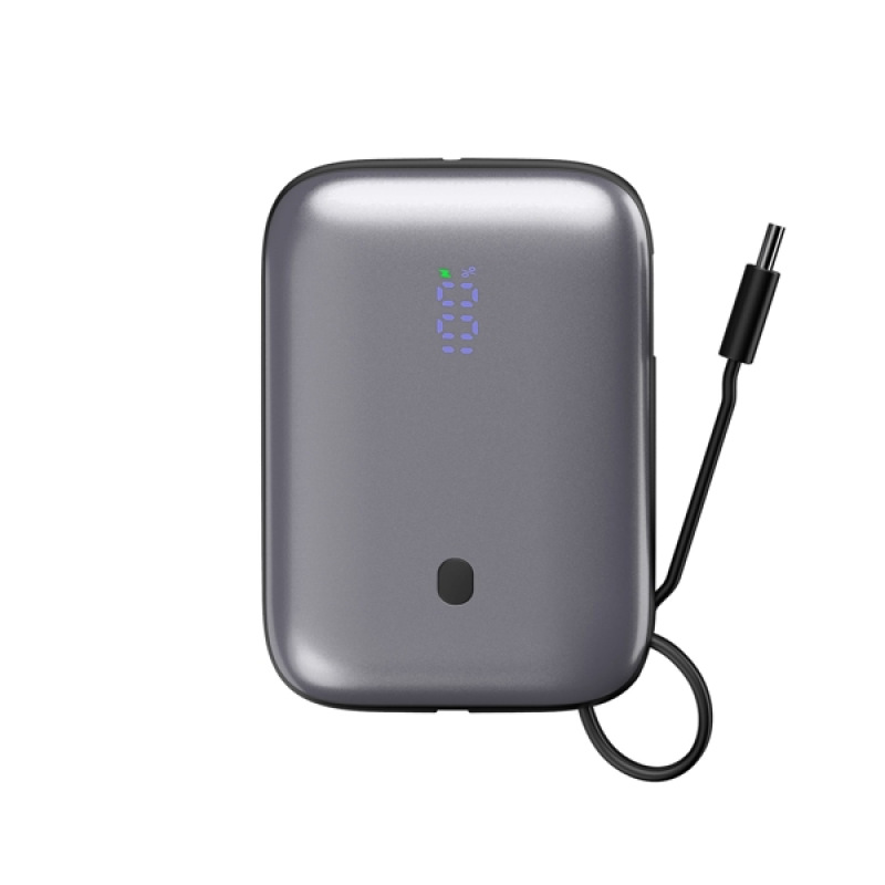 Platinet PMPB1020C Powerbanka 10000 mAh 20W Power Delivery, 2xUSB-C, 1xUSB-A, kábel USB-C 1m, black 1