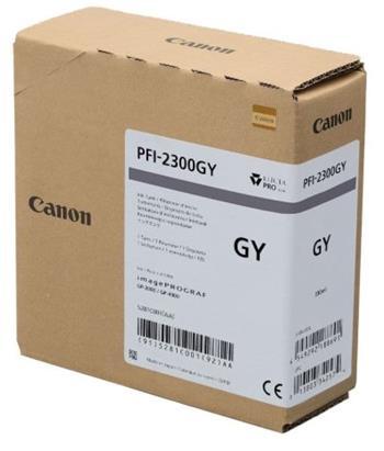 kazeta CANON PFI-2300GY Grey iPF GP-2000/4000 (330 ml)