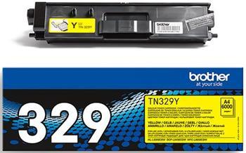 toner BROTHER TN-329 Yellow HL-L8350CDW, DCP-L8450CDW, MFC-L8850CDW (6000 str.)