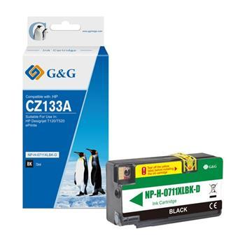 alt. kazeta G&G pre HP CZ133A(HP 711) Desingnjet T120 / T520 (80ml)