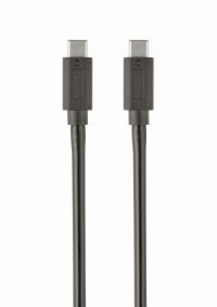 kábel USB typ C na USB typ C, 1,5m, 60W, 480Mb/s čierny, CABLEXPERT