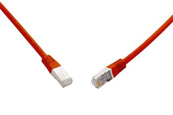 10 G patch kábel CAT6A SFTP LSOH 7 m červený non-snag-proof C6A-315RD-7MB