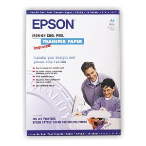 papier EPSON S041154 Nažehľovací 124g/m2, A4, 10ks
