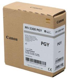 kazeta CANON PFI-3300PGY Photo Grey iPF PRO-2600/4600/6600 (330 ml)