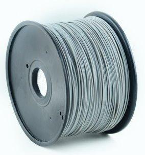 PLA plastic filament pre 3D tlač, priemer 1,75mm, farba šedá, Gembird