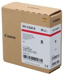 kazeta CANON PFI-3300R Red iPF PRO-2600/4600/6600 (330 ml)