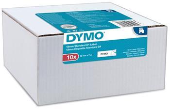 páska DYMO 45013 D1 Black On White Tape (12mm) (10ks)