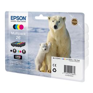 multipack EPSON XP-600/700 T2616 CMYK 26 Claria