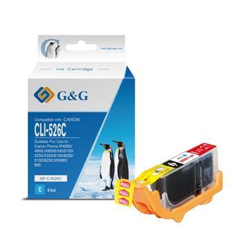 alt. kazeta G&G pre CANON CLI-526C iP 4850 / iP 4900 / iP 4950 / iX 6500 / iX 6550 / MX 715 / MX 880