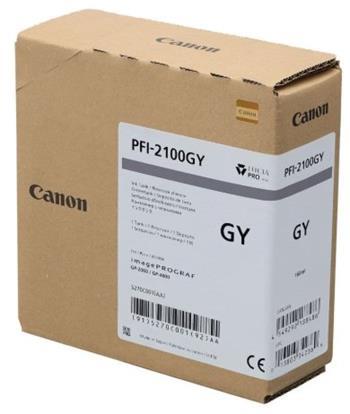 kazeta CANON PFI-2100GY Grey iPF GP-2000/4000 (160 ml)