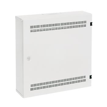 Rozvádzač SOHO LC-18 s lištami 2U, 4U a 11U, 550x550x150 mm biela RAL9003