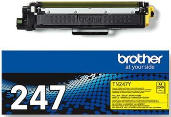 toner BROTHER TN-247 Yellow HL-L3210CW/L3270CDW, DCP-L3510CDW/L3550CDW, MFC-L3730CDN/L3770CDW (2300