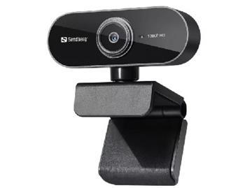 Web kamera SANDBERG USB Webcam Flex 1080P HD /2 Mpix/1920x1080/pevné ohnisko/mikrofón/USB