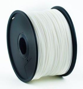 ABS plastic filament pre 3D tlač, priemer 1,75mm, farba biela, Gembird