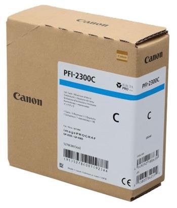 kazeta CANON PFI-2300C Cyan iPF GP-2000/4000 (330 ml)