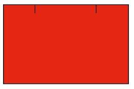 cenovkové etikety 25x16 CONTACT - červené (pre etiketovacie kliešte) 1.125 ks/rol.