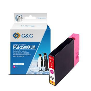 alt. kazeta G&G pre CANON PGI-2500XLM Maxify MB5050/MB5350/IB4050 (20.4ml/M)