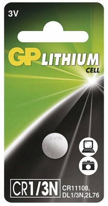 Batéria GP Lithium CR1/3N 3V (DL1/3N, 2L76) (1ks)