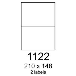 etikety RAYFILM 210x148 univerzálne biele R01001122F (1.000 list./A4)