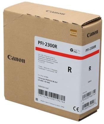 kazeta CANON PFI-2300R Red iPF GP-2000/4000 (330 ml)