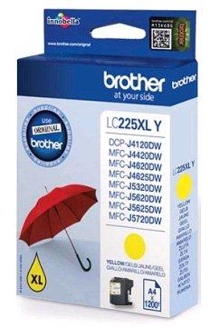 kazeta BROTHER LC-225XL Yellow MFC-J4420DW/J4620DW/J5320DW/J5620DW/J5720DW (1200 str.)