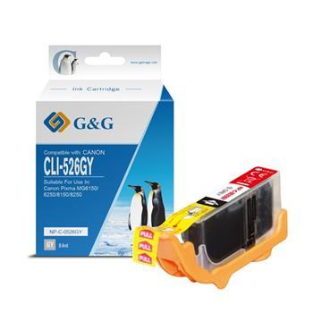 alt. kazeta G&G pre CANON CLI-526GY Pixma MG6150, MG8150 (8,4ml)