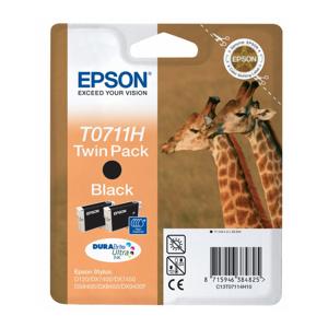 kazeta EPSON C13T07114H10 black 2-pack 22,2ml