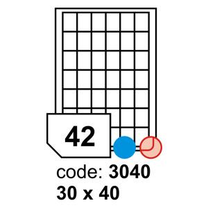 etikety RAYFILM 30x40 univerzálne biele R01003040F (1.000 list./A4)