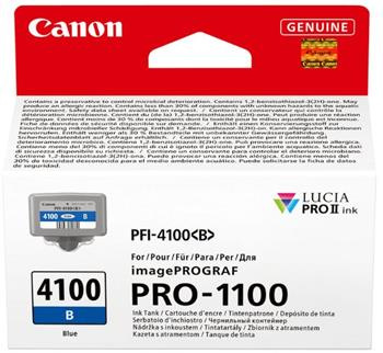 kazeta CANON PFI-4100B Blue iPF PRO-1100 (80 ml)