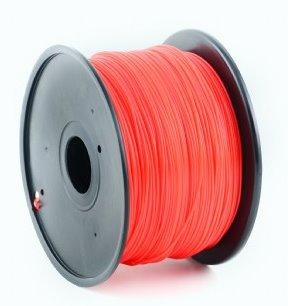 ABS plastic filament pre 3D tlač, priemer 1,75mm, farba červená, Gembird