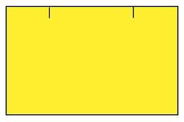 cenovkové etikety 25x16 CONTACT - žlté (pre etiketovacie kliešte) 1.125 ks/rol.