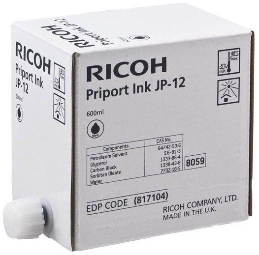 toner ink RICOH Typ JP12 BK Priport JP 1210/1215/1250/1255, DX 3240/3440