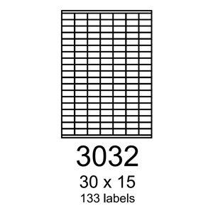 etikety RAYFILM 30x15 KRAFT hnedé s prúžkami laser R01663032A-LCUT (100 list./A4)