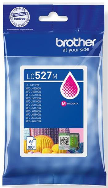 kazeta BROTHER LC-527 Magenta MFC-J5010DW/J5110DW (900 str.)