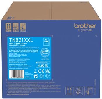 toner BROTHER TN-821XXL Cyan HL-L9430CDN/L9470CDN, MFC-L9630CDN/L9670CDN (12000 str.)