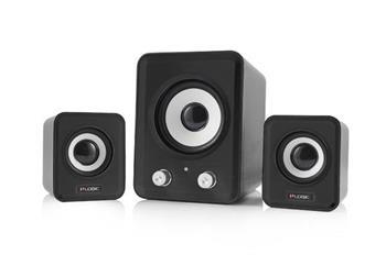 Reproduktory Modecom Logic 2.1 LS-20 subwoofer 5W × 1 , satelity 2x 3W BLACK