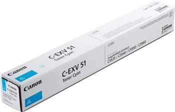 toner CANON C-EXV51C cyan iRAC5535/AC5540/AC5550/AC5560 (60000 str.)