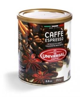 Káva UNIVERSAL Espresso mletá 250g plechovka