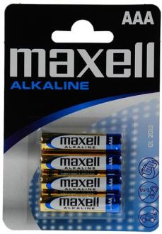 Batérie Maxell Alkaline AAA 4ks Blister