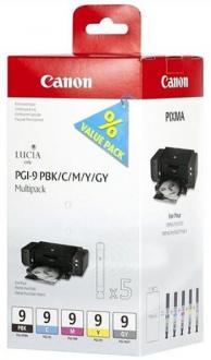 kazeta CANON PGI-9 PBK/C/M/Y/GY PACK PIXMA Pro 9500