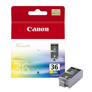 kazeta CANON CLI-36 color PIXMA iP100/iP110/TR150, mini 260 (249 str.)