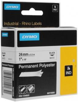páska DYMO 1734523 D1 RHINO Black On White Permanent Polyest