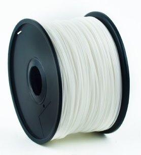 PLA plastic filament pre 3D tlač, priemer 1,75mm, farba biel
