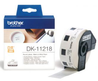 rolka BROTHER DK11218 Round Labels (1000 ks)
