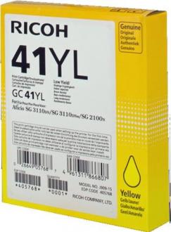 toner RICOH Typ GC 41 LC Yellow Aficio SG 2100/SG 2110/SG 3110