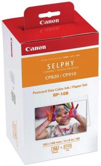 náplň + papier CANON RP-108 SELPHY CP 820/910/1000/1200