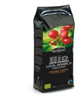 Káva UNIVERSAL BIO FAIR-TRADE zrnková 100% Arabica 500g