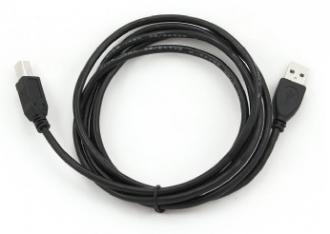 kábel USB 2.0 prepojovací A-B 1,8m, CABLEXPERT čierny