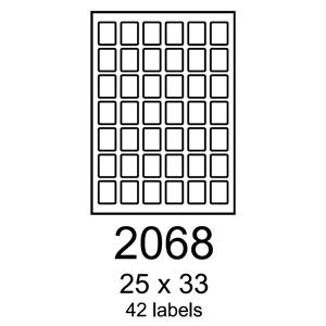 etikety RAYFILM 25x33 univerzálne biele R01002068A (100 list./A4)